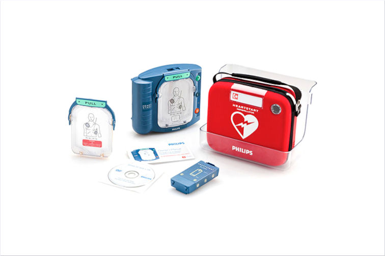 Ersatz Pads und Batterien für Philips Heartstart Defibrillatoren kaufen