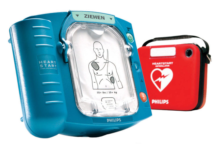 Batterie, Pads AED verfügbar mit Garantie und Wartung in der Schweiz gewährleistet